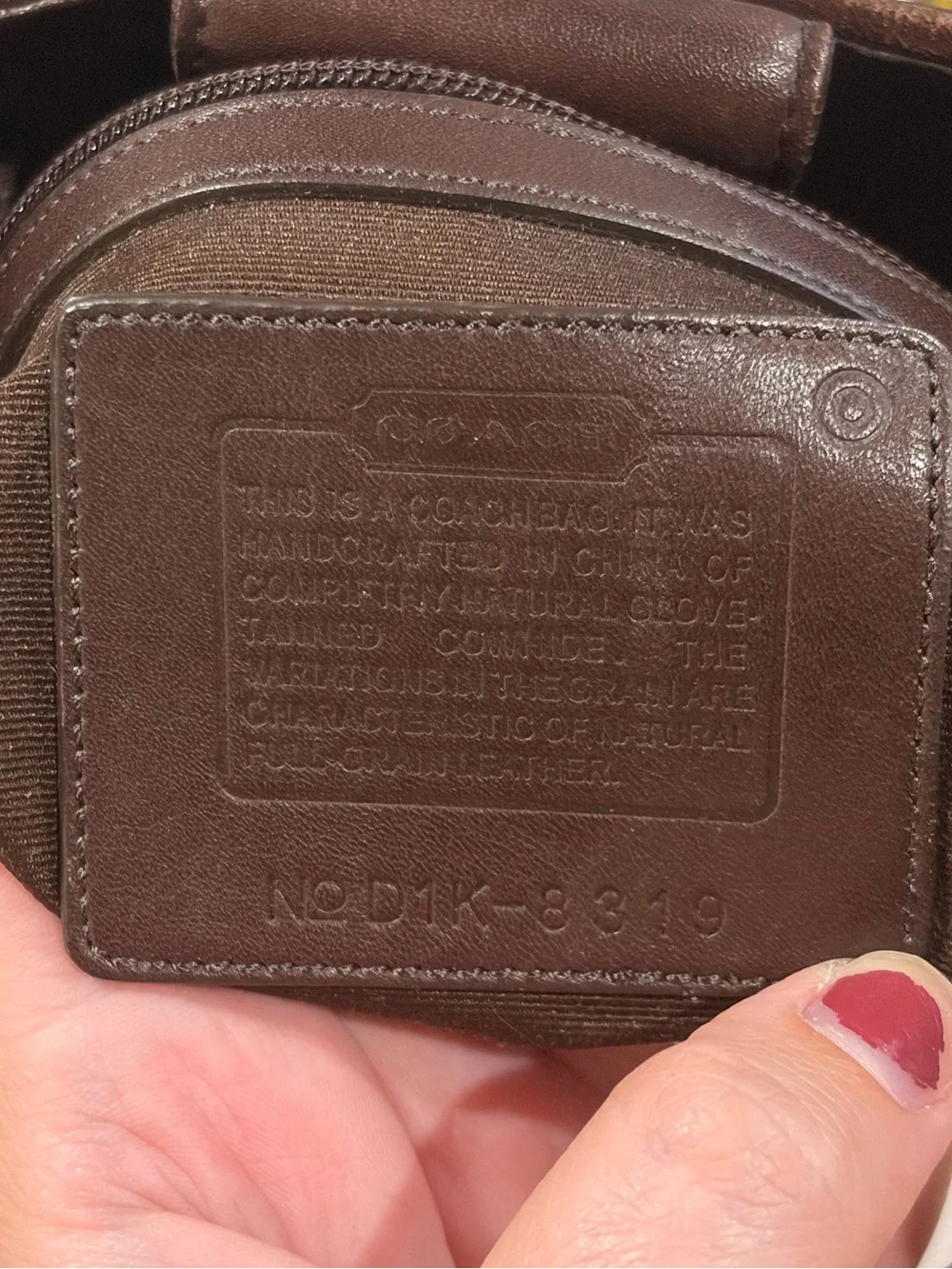 Vintage Brown Coach Ergo Demi Bag - 8319